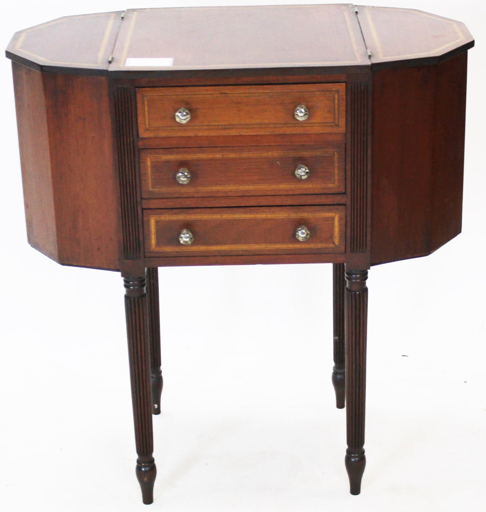 Mahogany Martha Washington Sewing Stand (1 of 3)