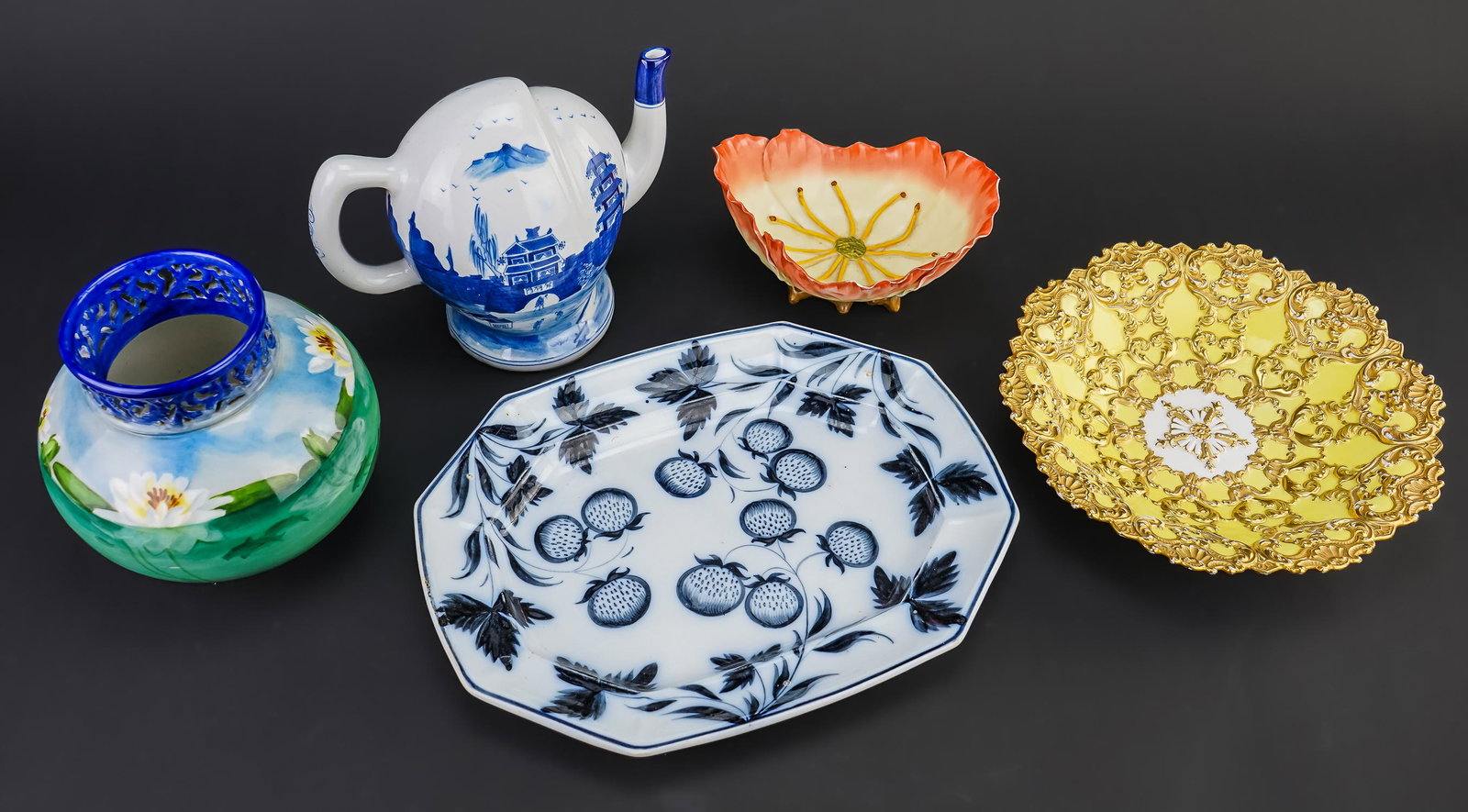 19th c. Porcelain incl. Meissen and Limoges (1 of 2)