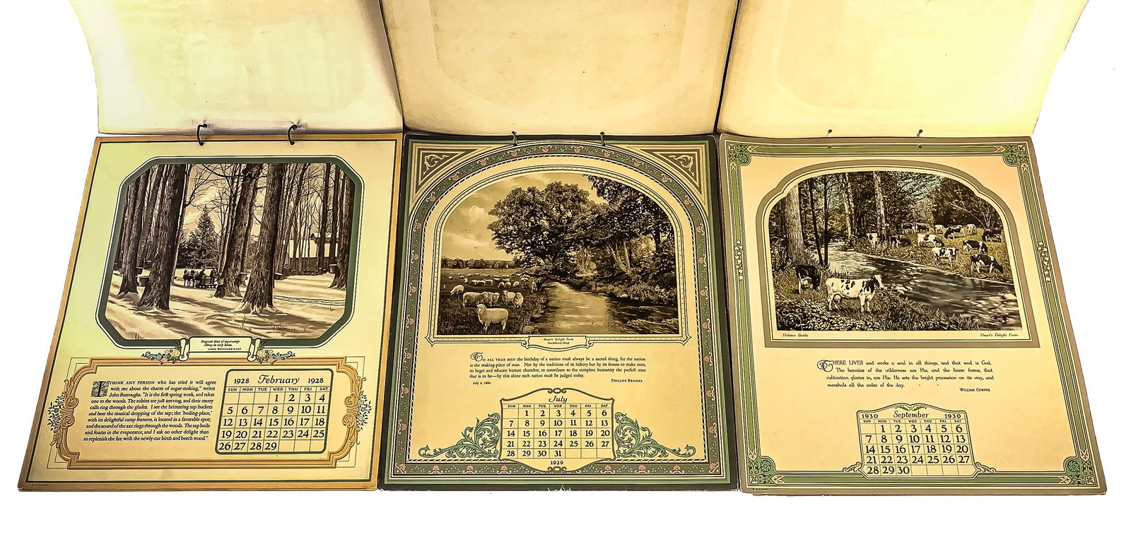 3 Wm. H. Miner Hearts Delight Farm Calendars Mar 31, 2023 Merrill's