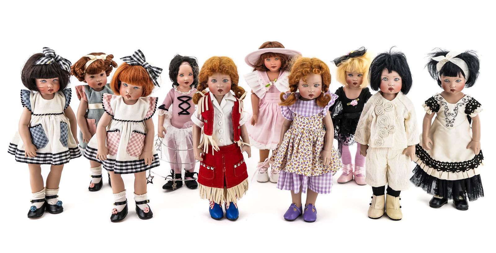 10 Helen Kish Modern Vinyl Dolls (1 of 13)