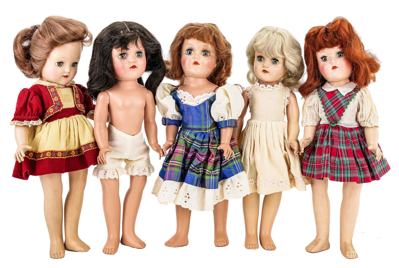 5 Ideal Toni Hard Plastic Dolls (1 of 6)