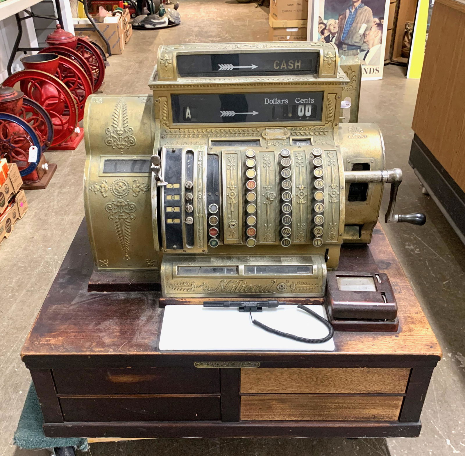 National Brass Cash Register (1 of 5)
