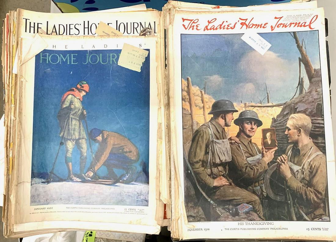 Collection of early 1900s Ladies Home Journals (1 of 2)
