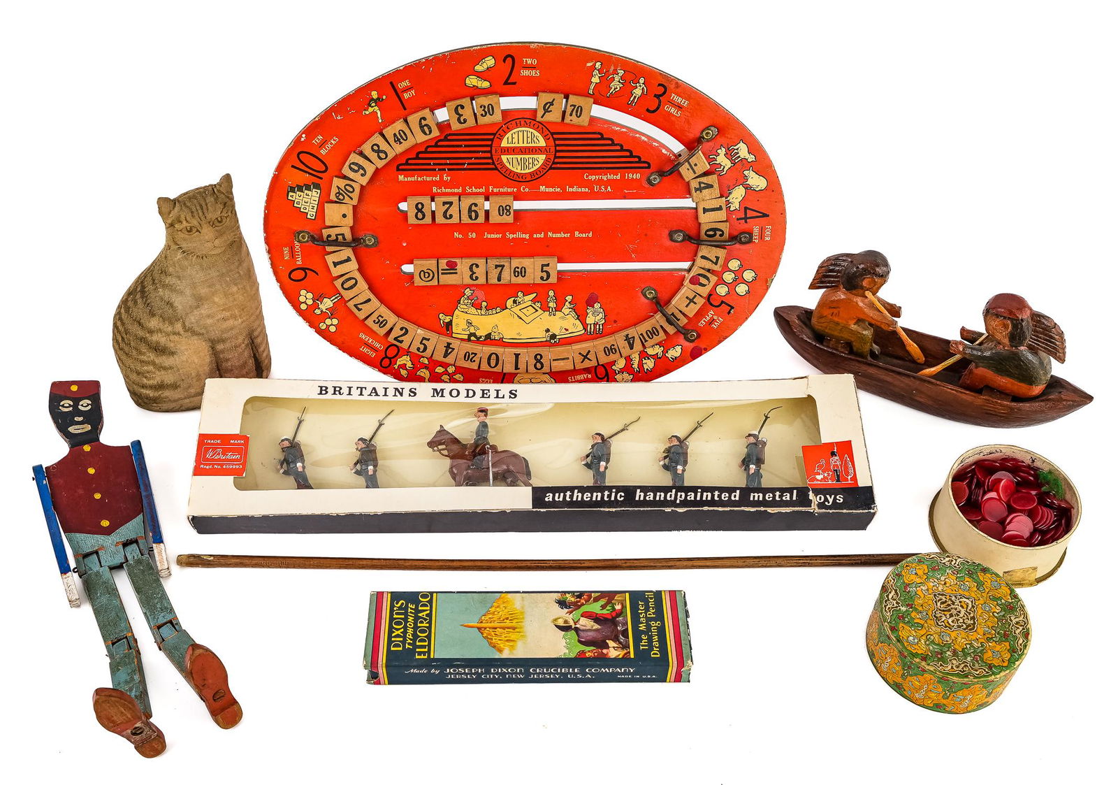 Folky Carving, Limberjack, Spelling Board (1 of 3)