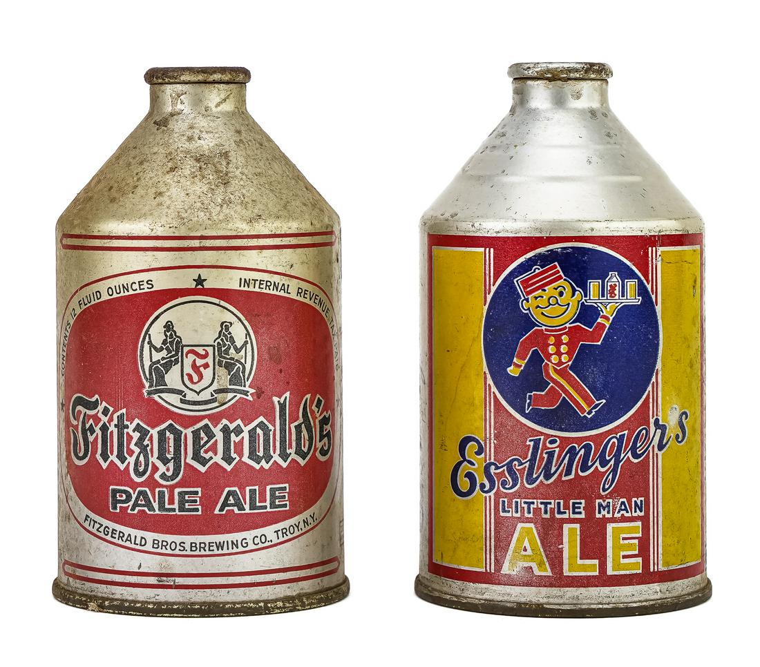 Esslinger's and Fitzgerald's Cone Top Beer Cans (1 of 5)