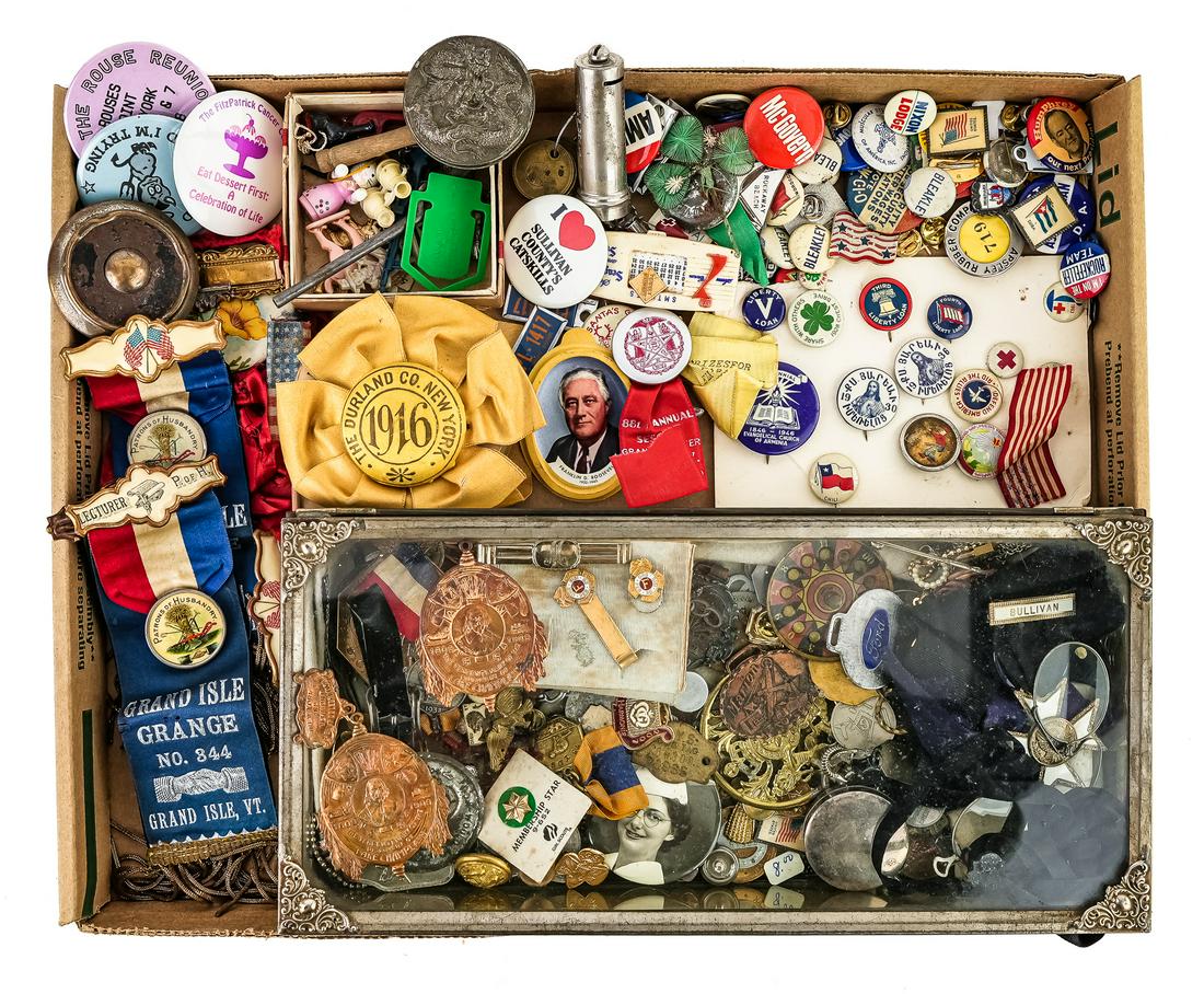Collection of Medals, Pins and Ribbons (1 of 2)
