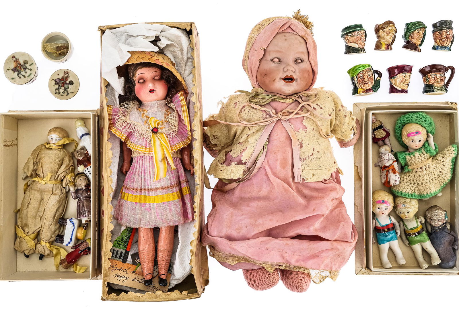 Vintage Bisque, China Dolls, Doulton (1 of 3)