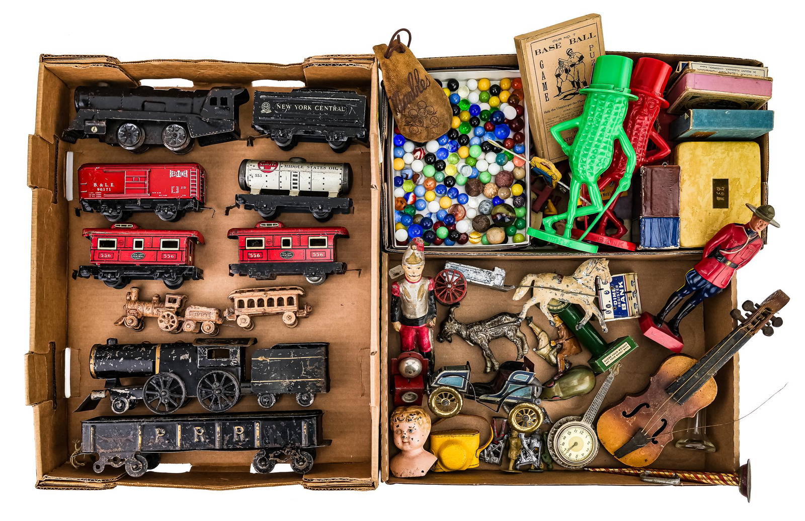 Vintage Marbles, Tin Toys, Trains (0588) on Mar 31, 2023 Merrill's