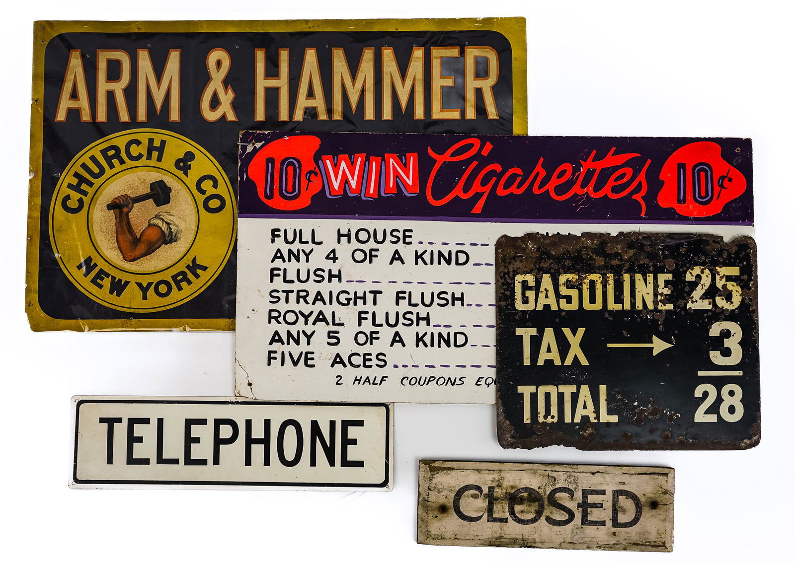 5 Printed Signs (1 of 2)