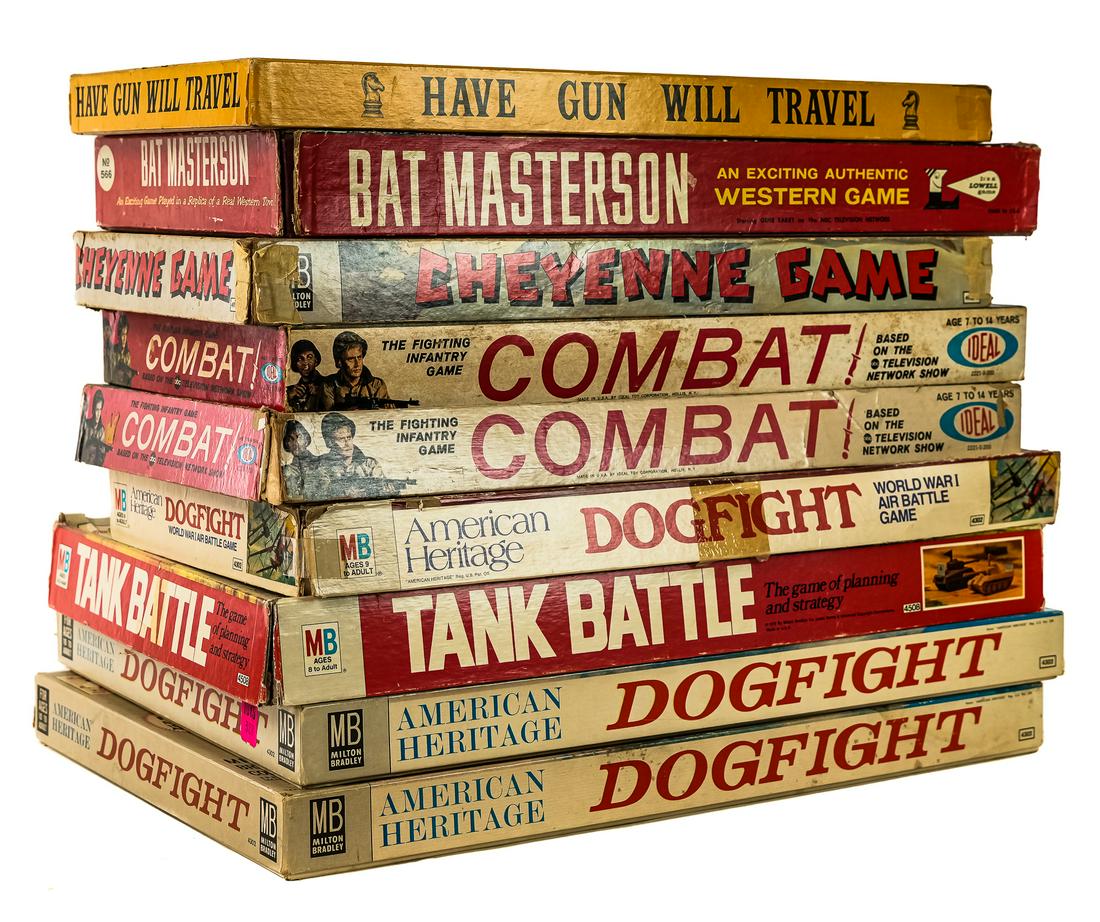 1963 Ideal Combat Fighting Infantry Board Game