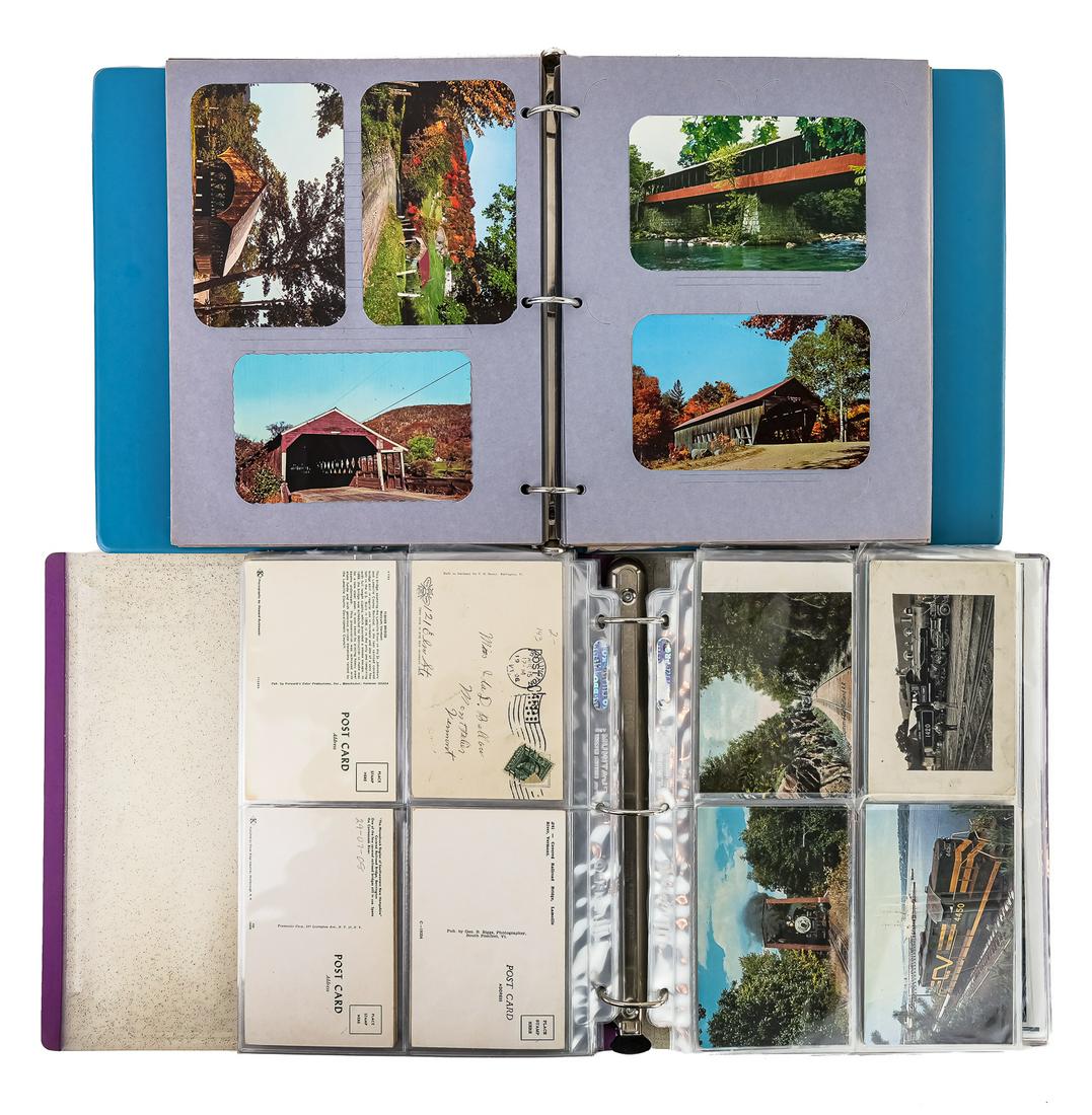 Vermont Railroad and Covered Bridge Postcards (1 of 5)