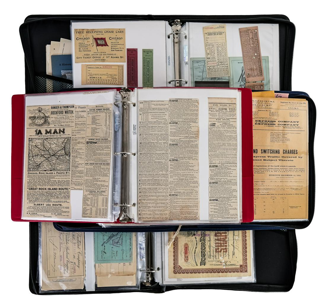 Collection of Railroad Paper and Ephemera (1 of 8)