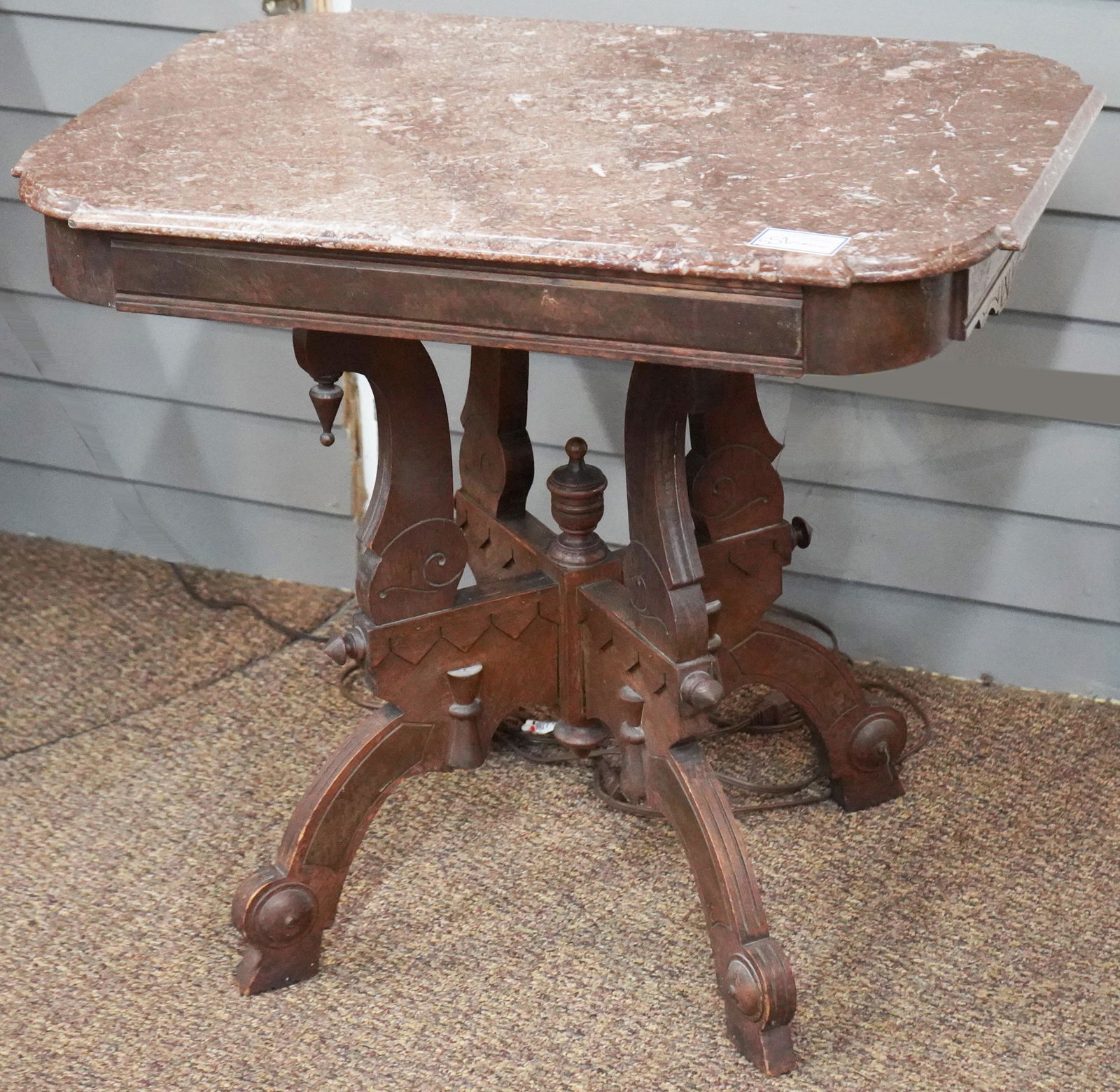 Asthetic Movement parlor table (1 of 2)