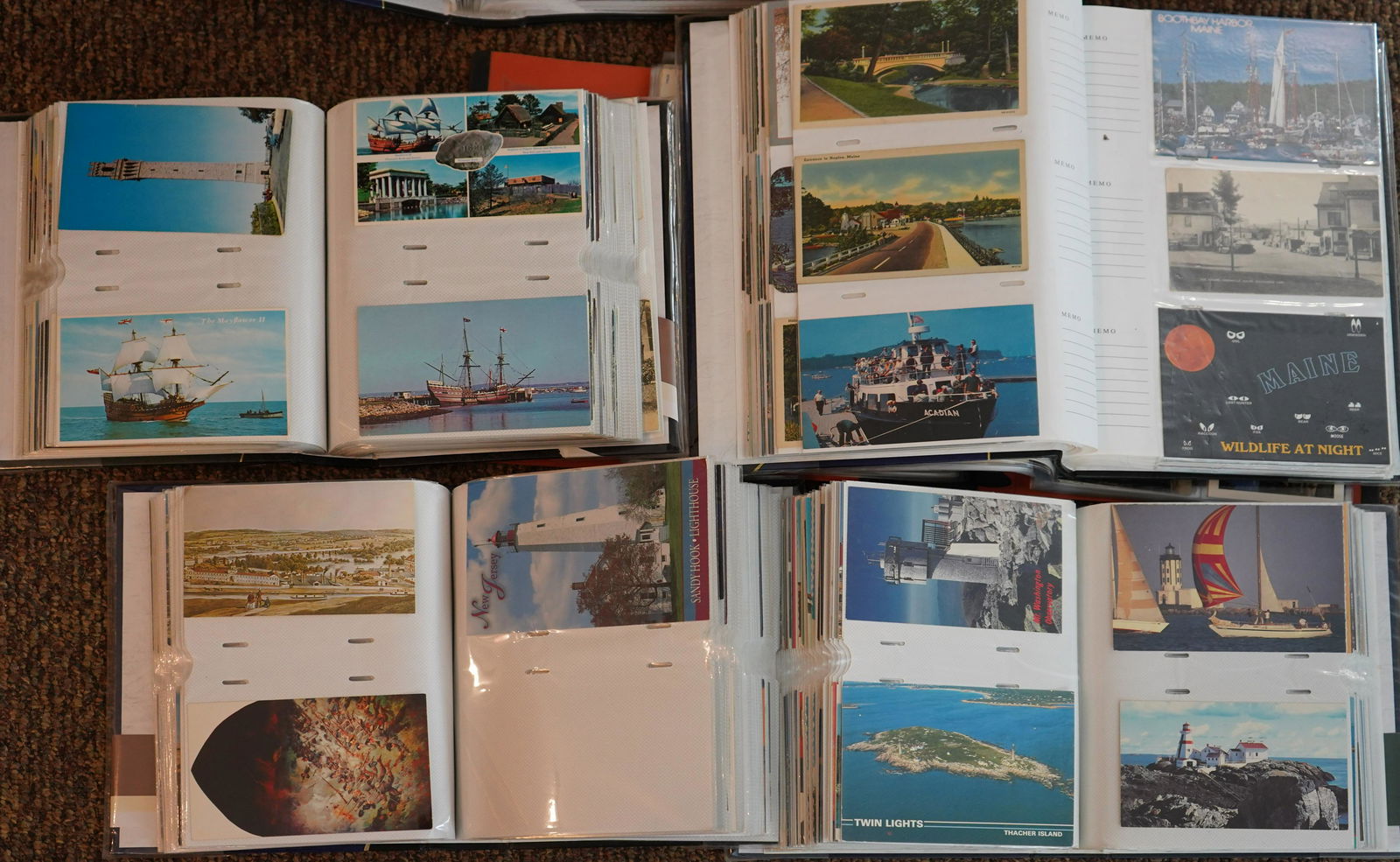 5 Albums of Postcards Including Maine (1 of 6)