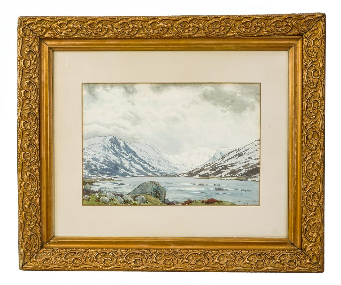 John McDonald Aiken (AM 1880-1961) Two Landscapes (1 of 4)