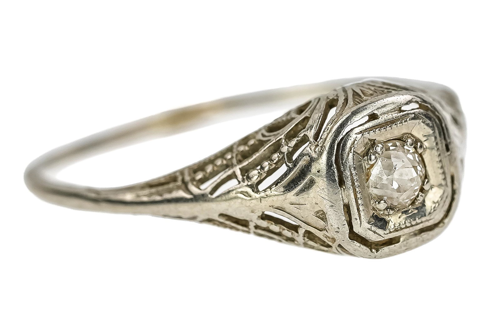 14K & Diamond Edwardian Ring (1 of 4)