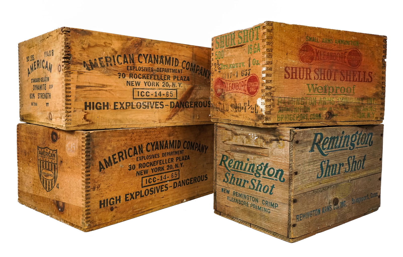 Dynamite Wooden Advertising Crates (1 of 3)