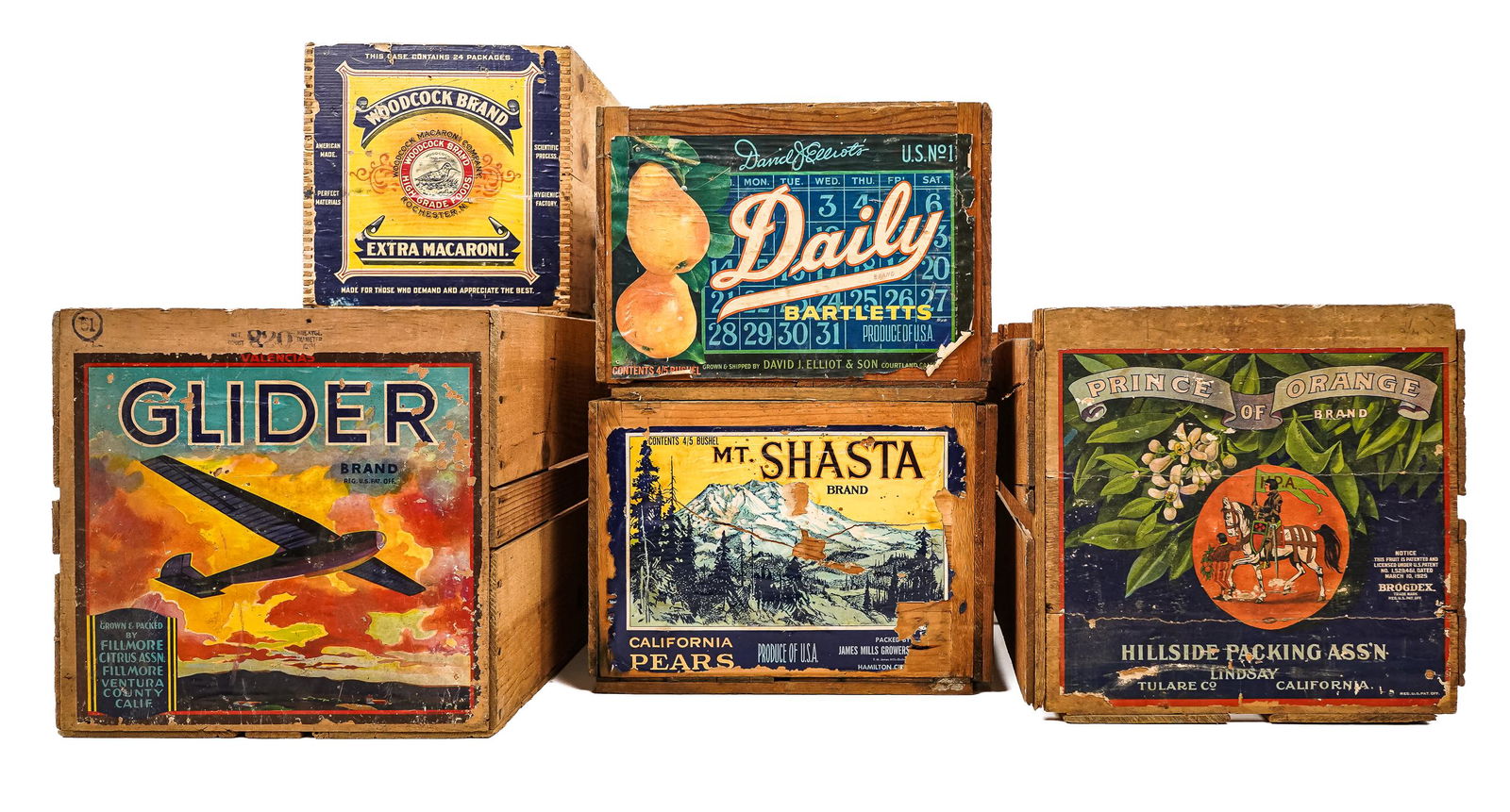 Fruit Crates and Small Wooden Advertising Crates (1 of 4)