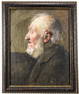 19th c American school portrait of an older man