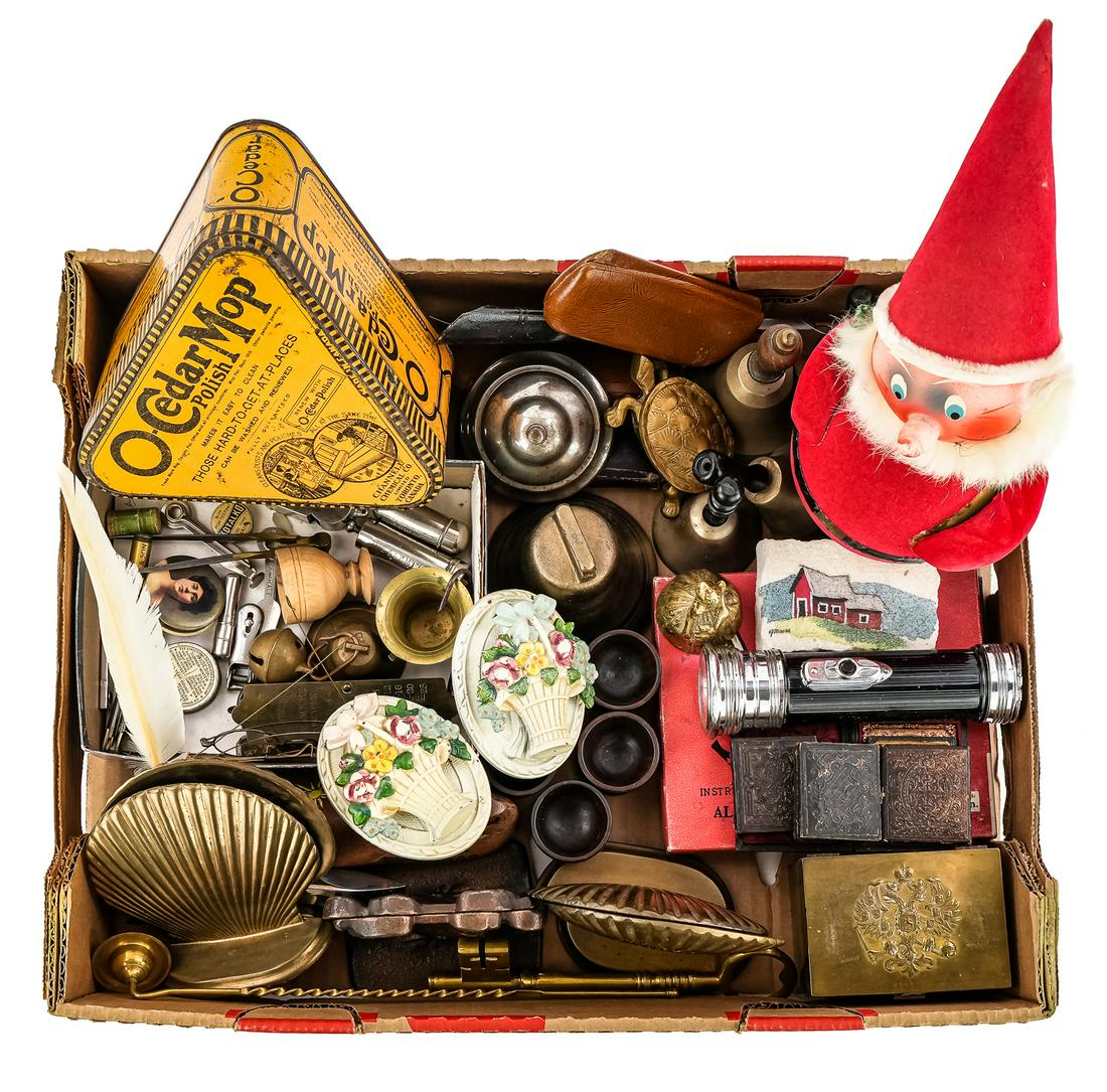 Lot of Bookends, Bells, and Small Collectibles (1 of 2)