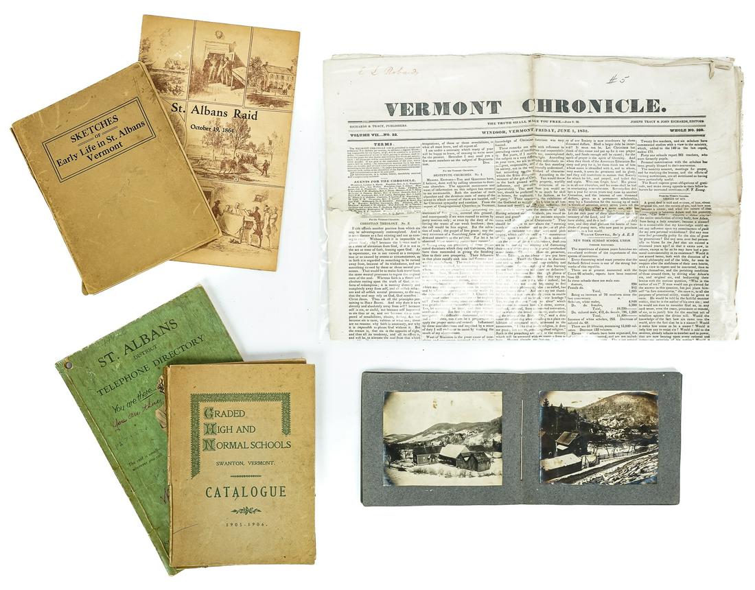Vermont Ephemera incl. Swanton Photos (1 of 2)
