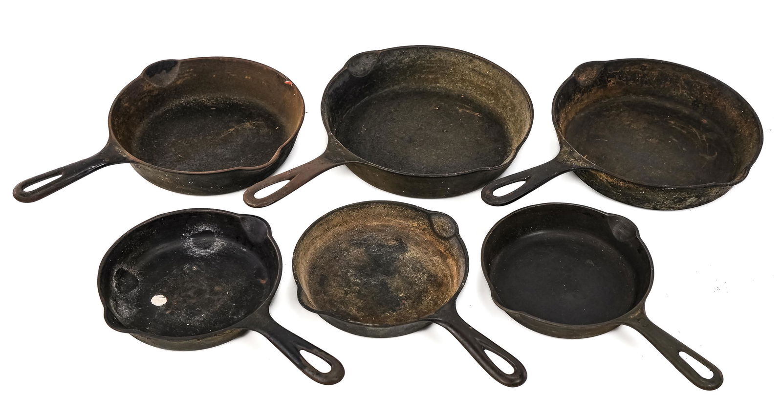 Six Griswold Skillets Auction
