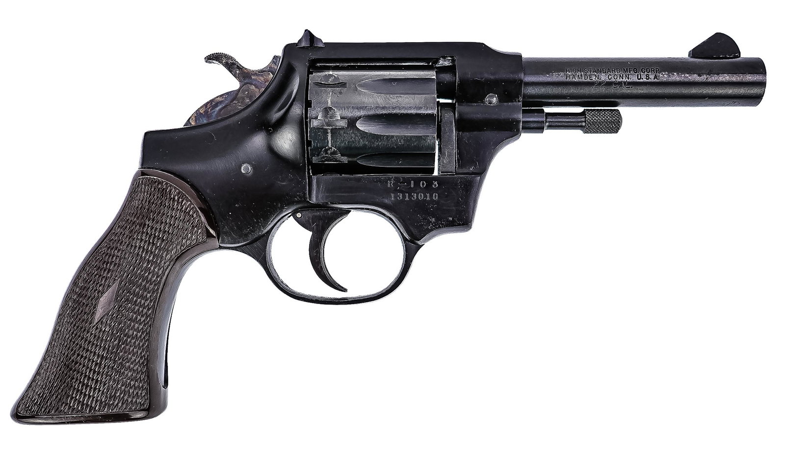 Hi-Standard Sentinel Revolver in .22LR: Hi-Standard Sentinel Revolver in .22 Long Rifle Overall good condition, normal wear from careful use 3" barrel. - THIS FIREARM REQUIRES A 4473 BACKGROUND CHECK OR FFL/C&R TRANSFER. PLEASE CHECK LOCAL 