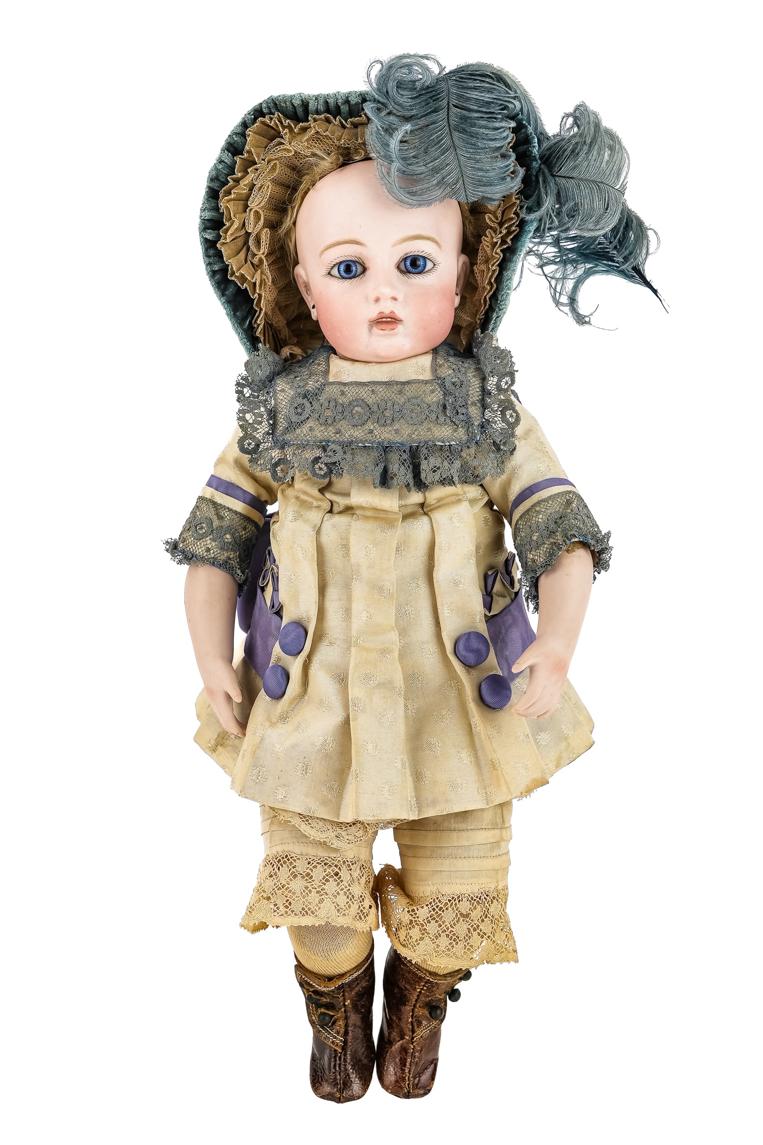 19th c Bru Circle Dot Bebe French Fashion Doll (1 of 10)