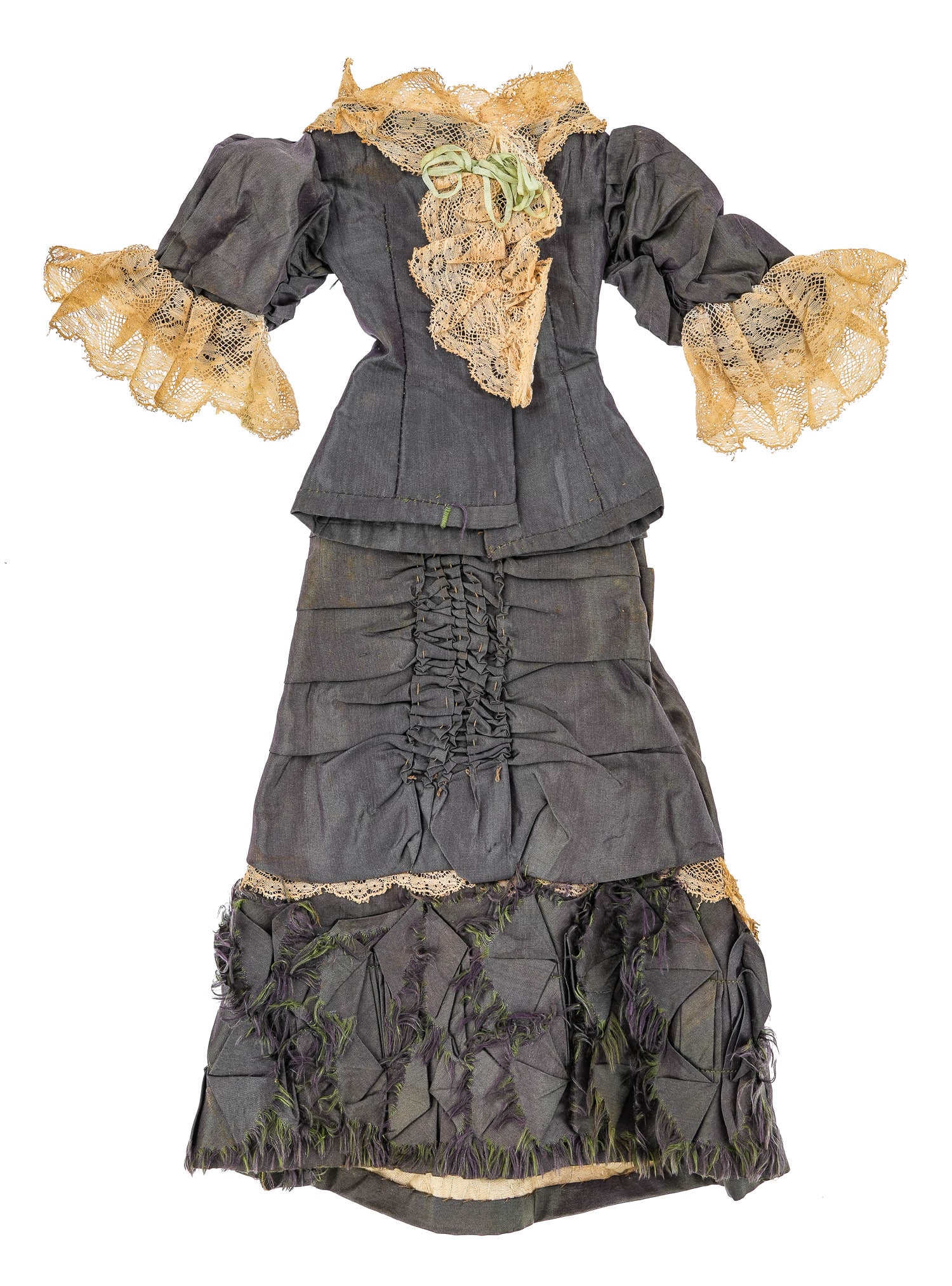 19th c Dress for Articulated French Fashion Doll (1 of 9)