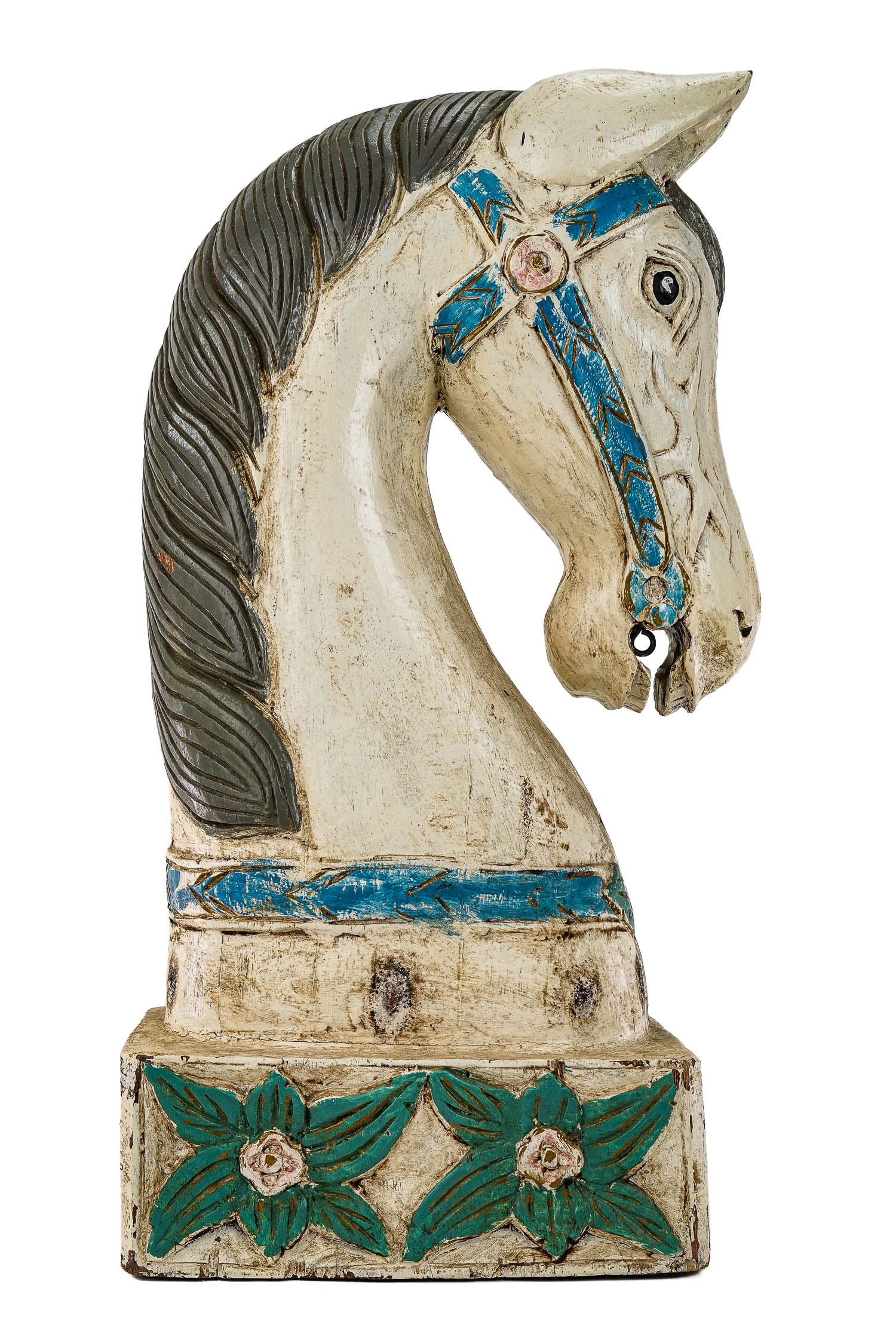 Early 20th c Carousel Horse Head (1 of 8)
