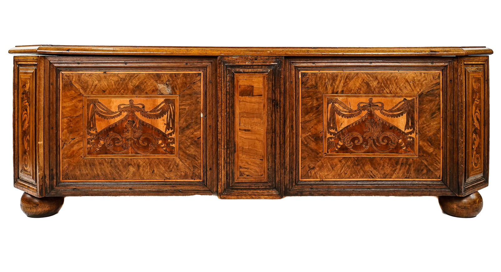 early 19th c Continental coffer chest (1 of 4)