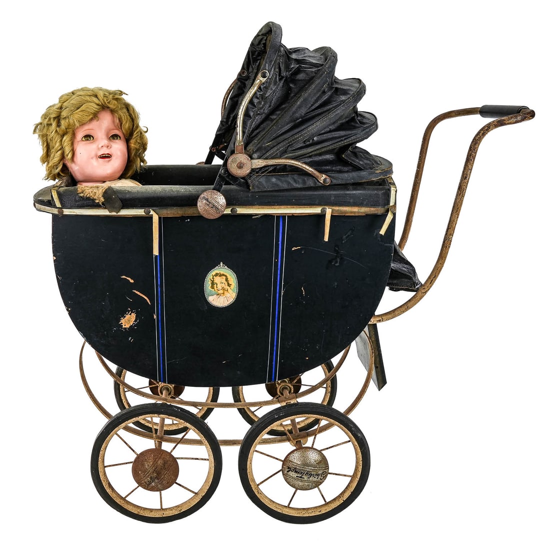 Ideal Shirley Temple 26" Doll and Carriage (1 of 7)