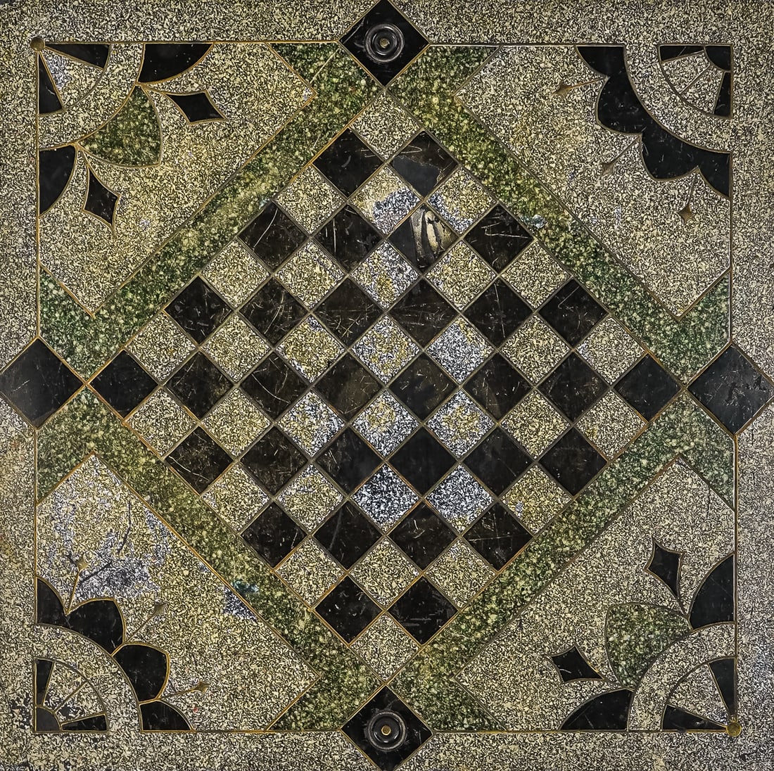 19th c Slate Game Board (1 of 2)