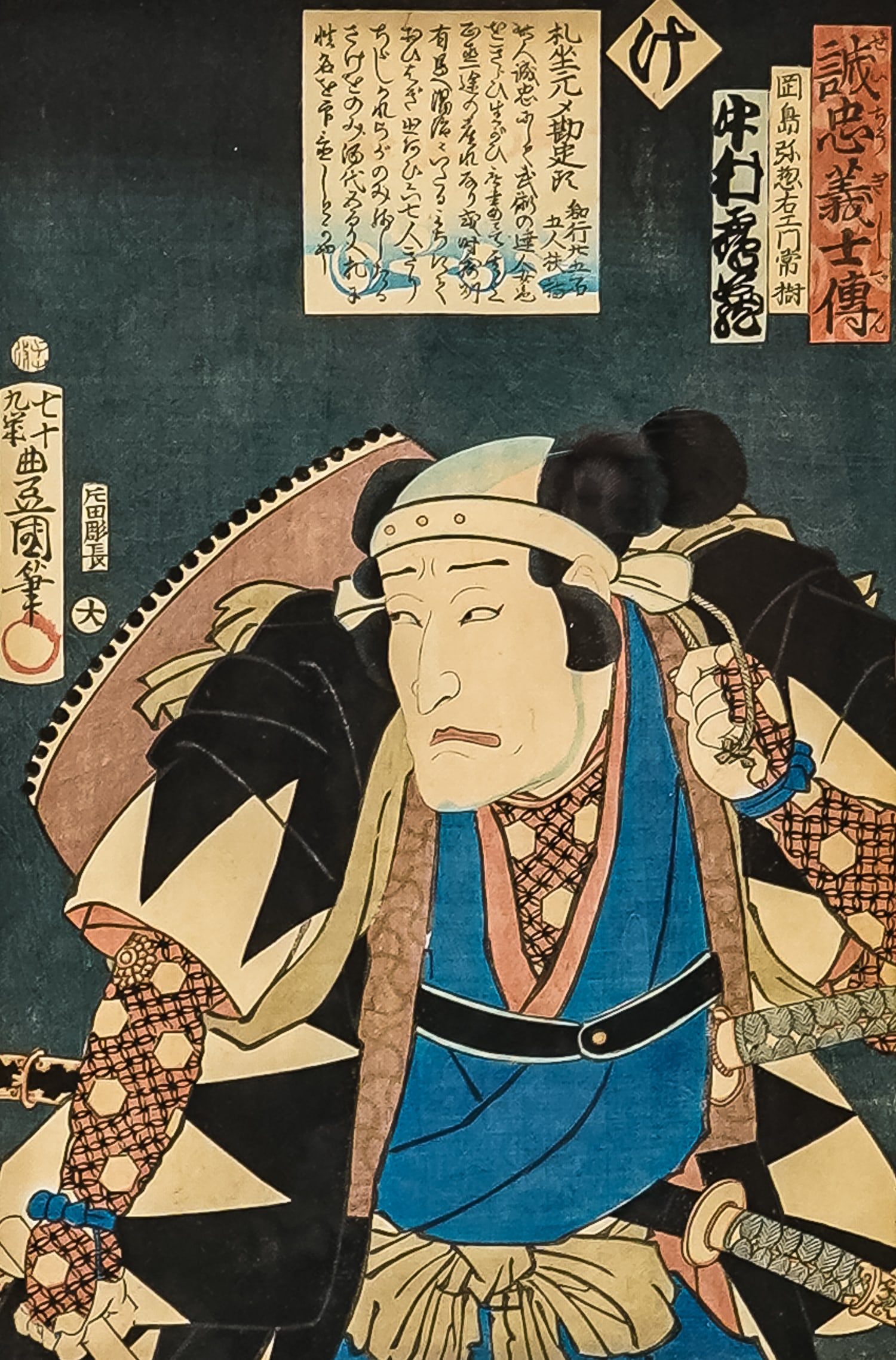 Utagawa Kunisada (JP 1786-1864) Two Actors (1 of 6)