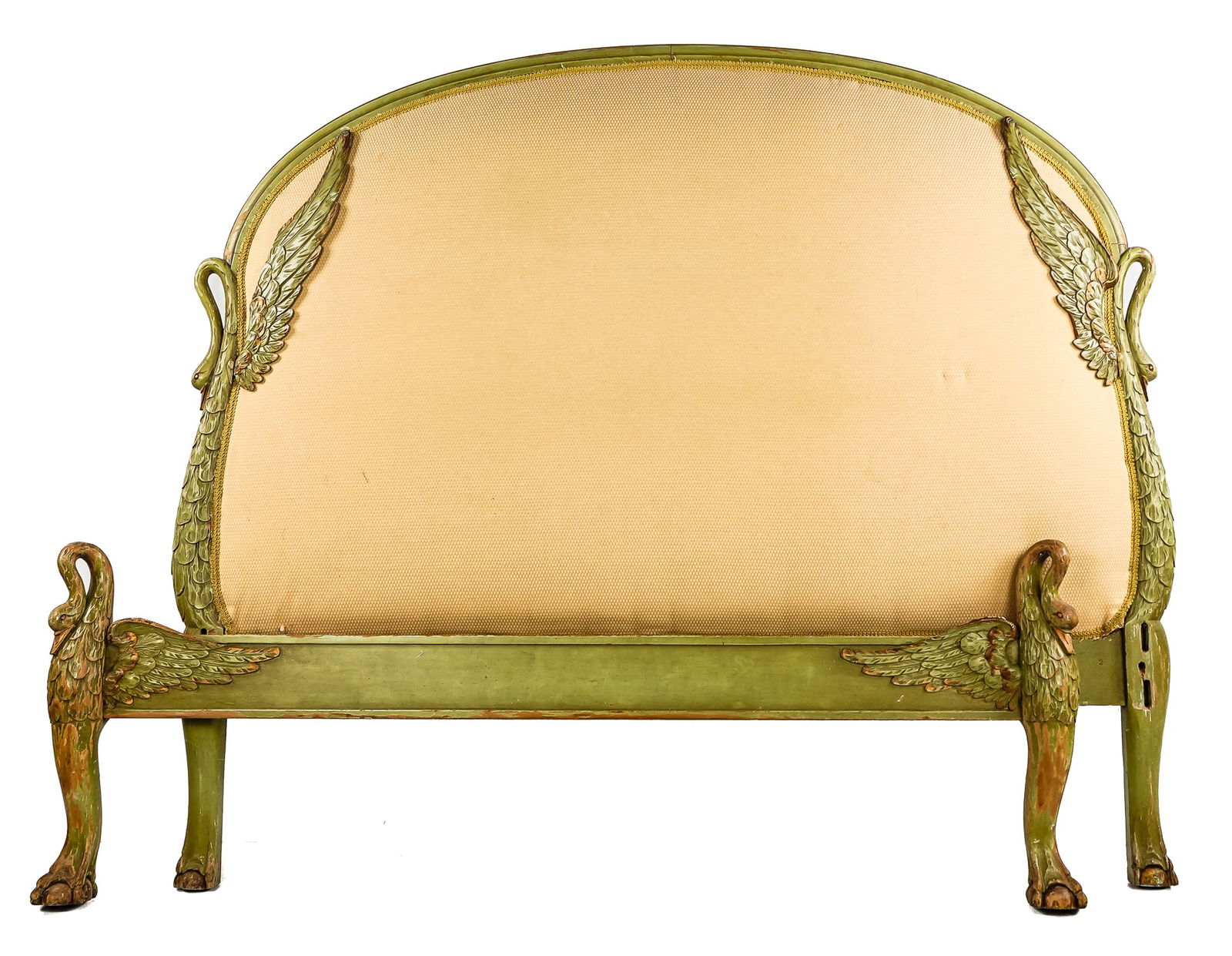Circa 1920 French Full Size Swan Bed (1 of 4)