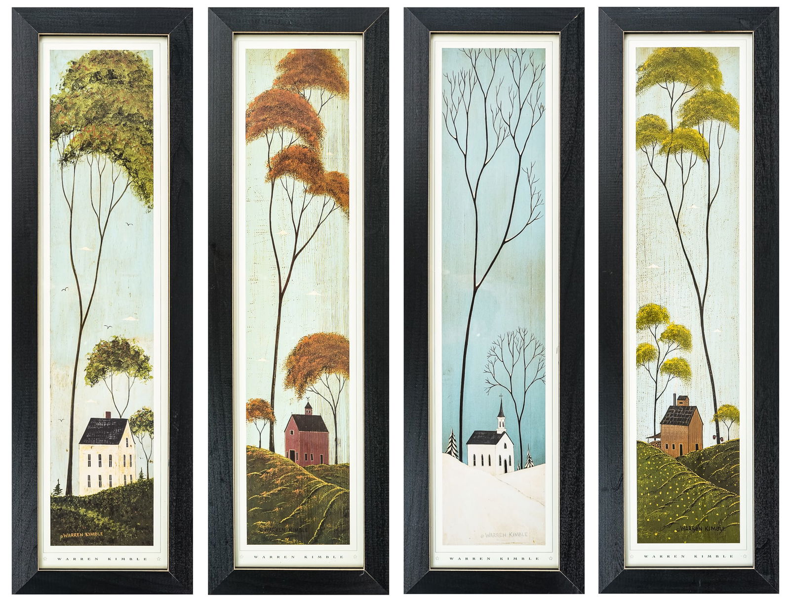Warren Kimble (vt 1935) Four Seasons Auction