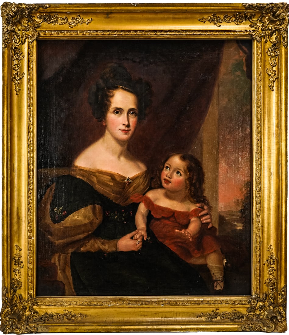 George Peter Alexander Healy (AM 1813-1894) Portrait of Mary Lathrop Perkins (1 of 5)