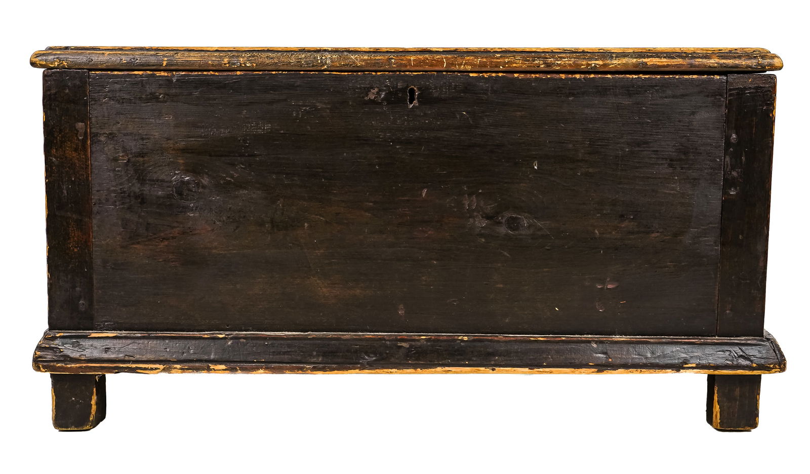 18th c Quebec Pine Blanket Box (1 of 6)