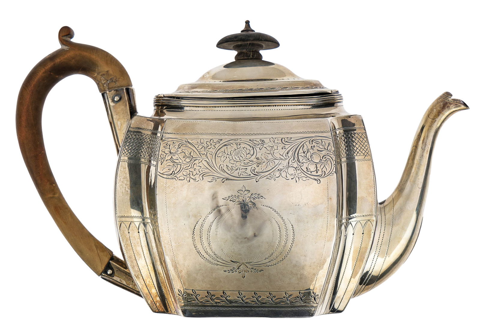 1802 Crispin Fuller London Sterling Teapot (1 of 6)