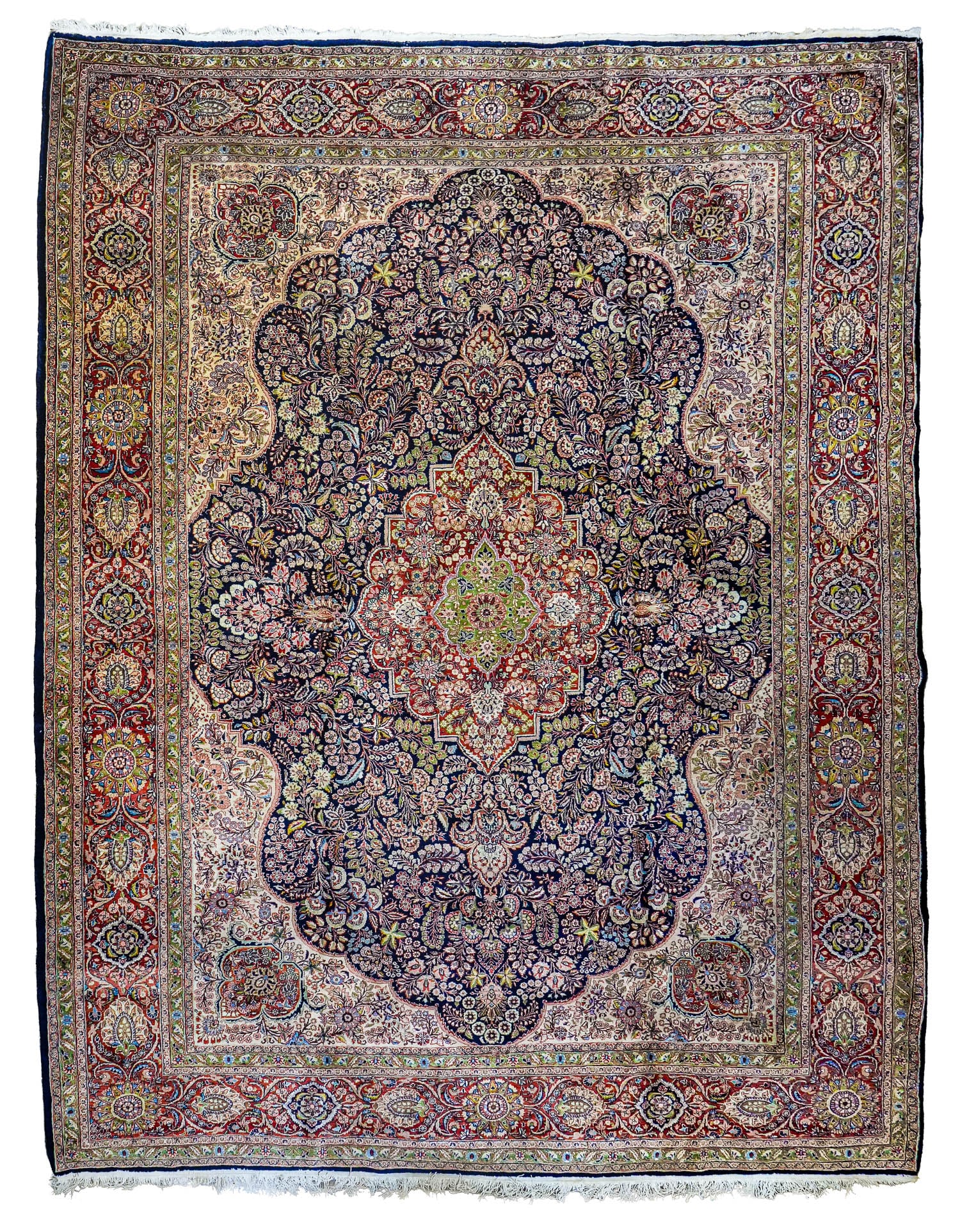 Mid 20th c Persian Tabriz Main Carpet (1 of 3)