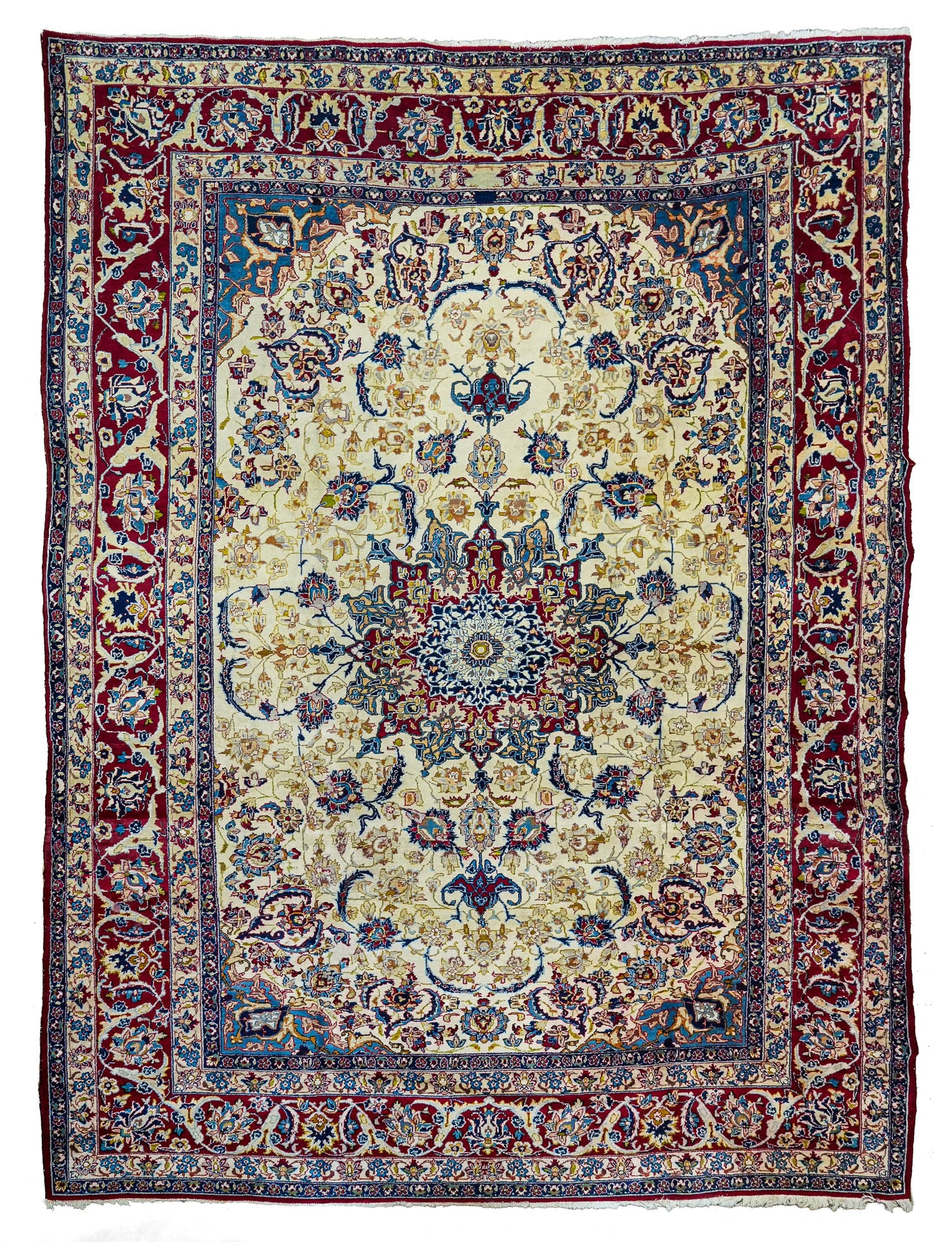 Mid 20th c Persian Tabriz Main Carpet (1 of 3)