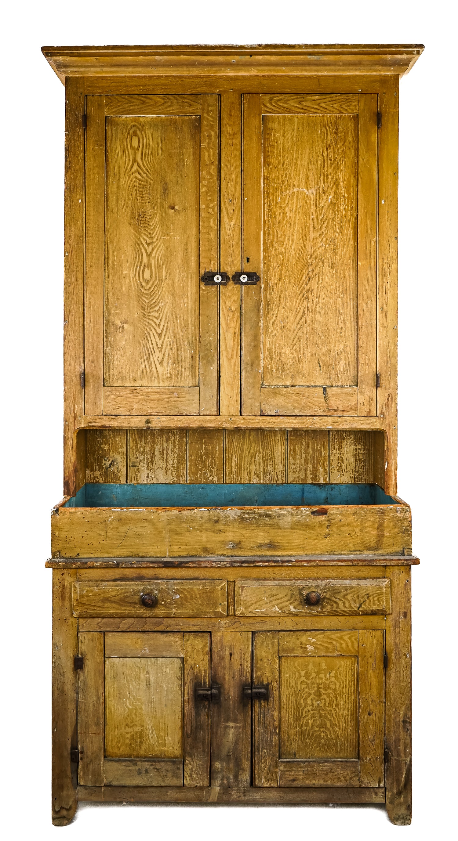Pine grain painted Dry Sink (1 of 6)
