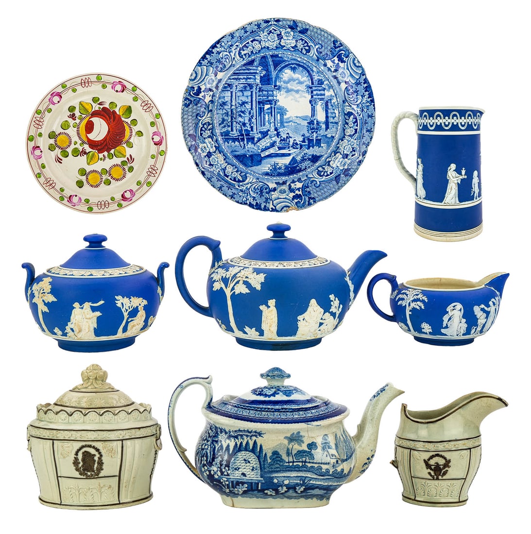 Group of Wedgwood, Early Porcelain Items (1 of 5)