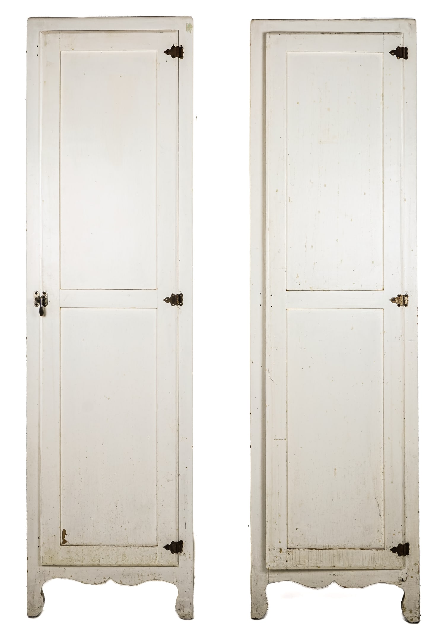Two Early 20th c Hoosier type free standing cupboards (1 of 5)