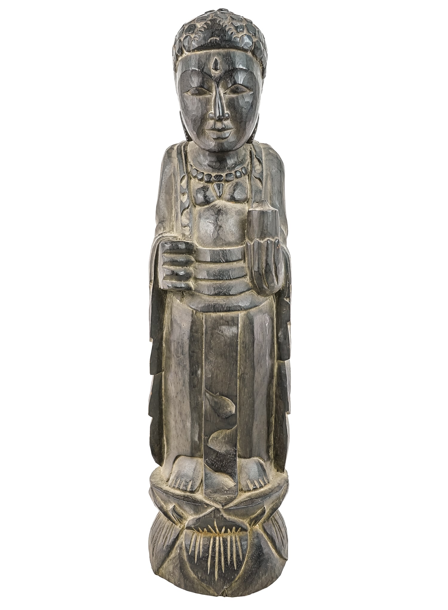 Chinese Deity Carving (1 of 4)