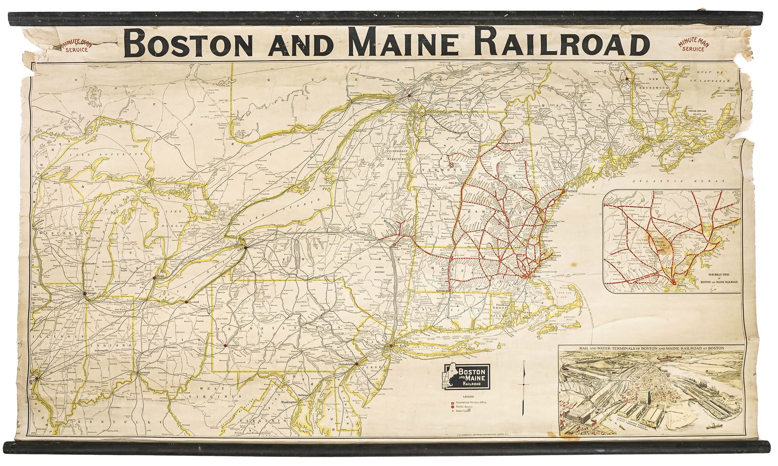 Boston & Maine Railroad Map (1 of 5)
