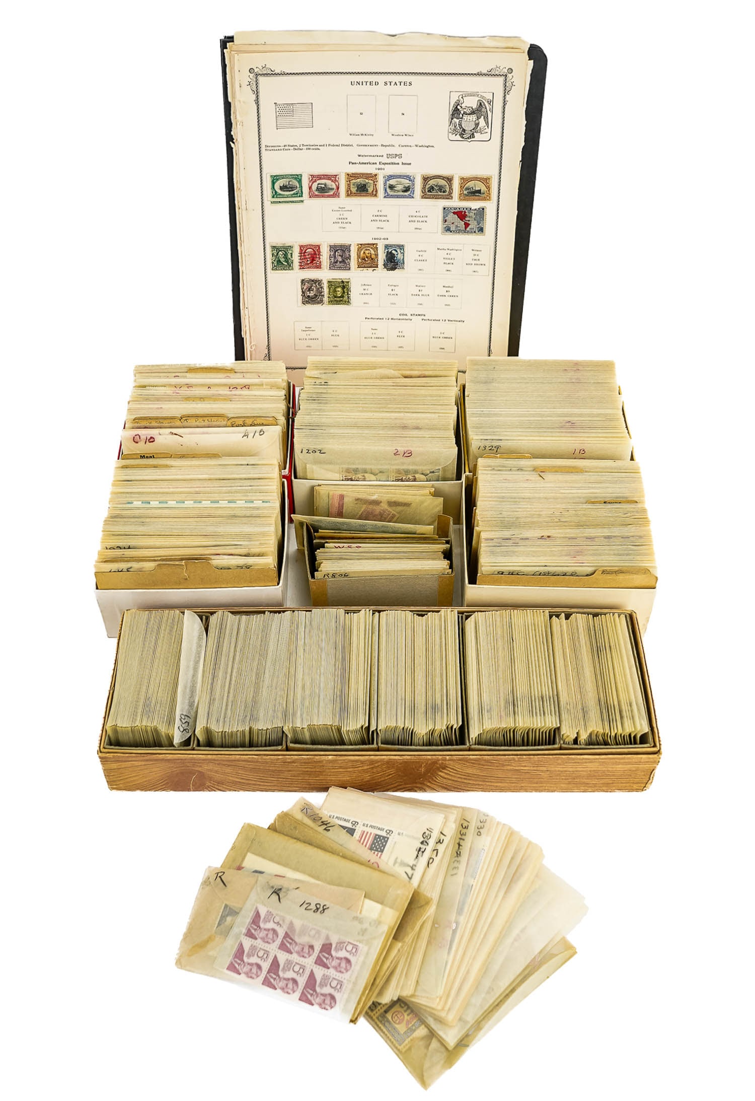 US Stamps, Plate Blocks, Blocks of Four (1 of 3)