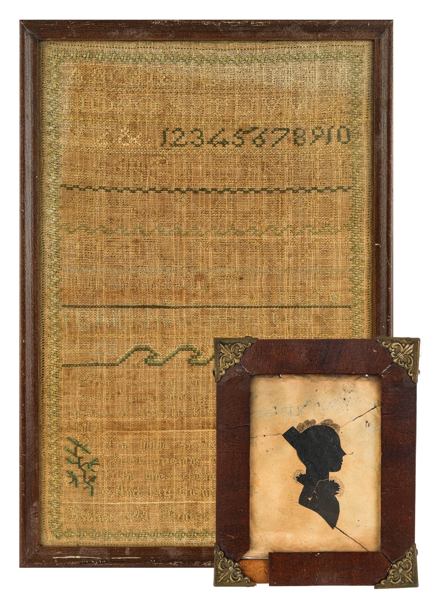 1817 Esther M Dodge Schoolgirl Sampler (1 of 8)