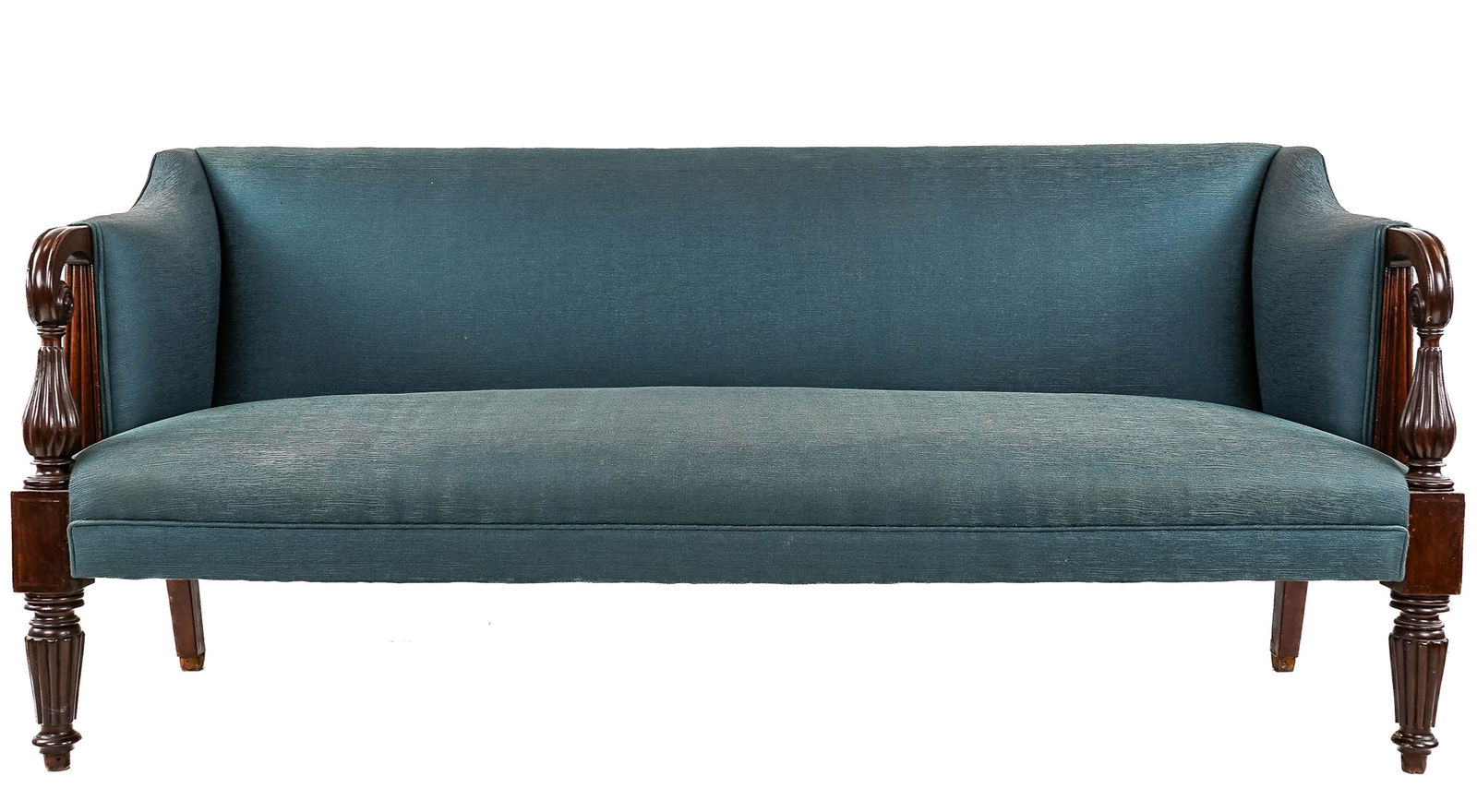 19th c New England Sheraton Sofa (1 of 4)