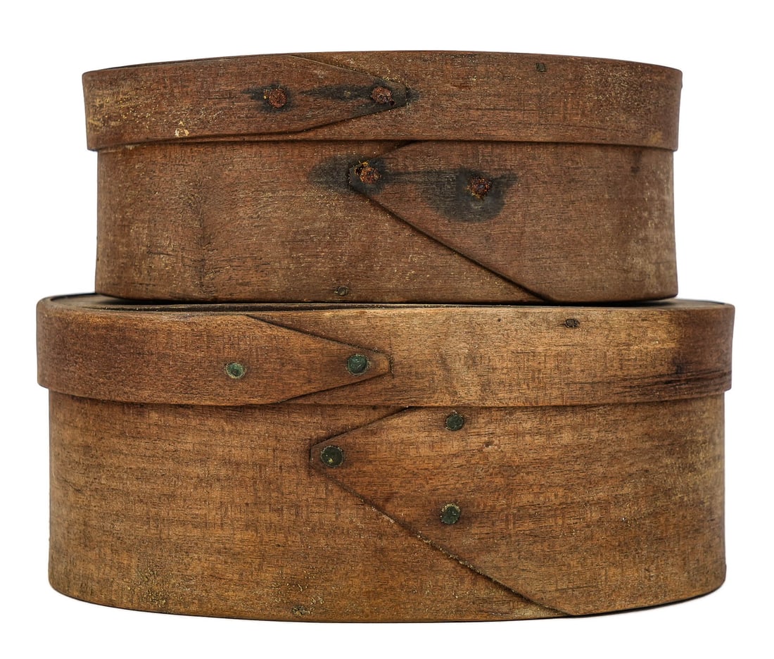 Two Harvard, Maine Shaker Boxes (1 of 6)